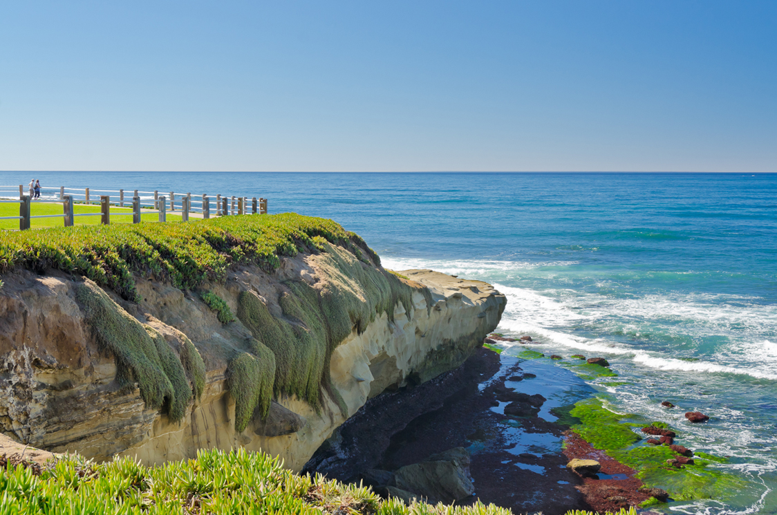 San Diego California Coast Line, La Jolla Shores in San Diego
